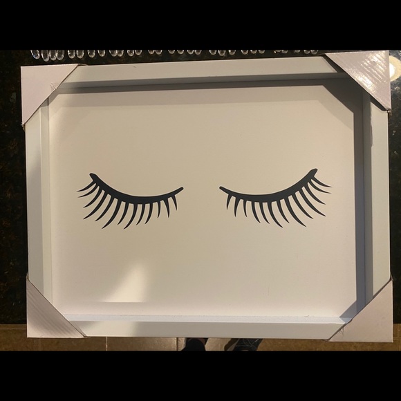 Wall Decor Eyelash Wood Wall Decor Poshmark